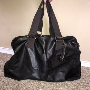 DIESEL | Men’s Dark Brown Carryall Gym Duffle Bag